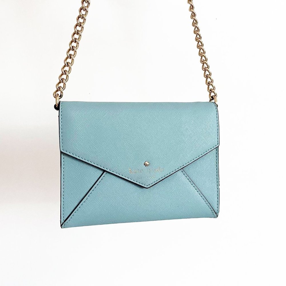 kate spade cedar street monday envelope cross body blue